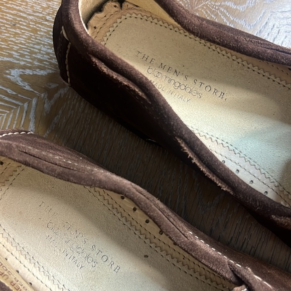 THE MEN’S STORE BLOOMINGDALES Brown Suede Leather Loafer 11 main image 8